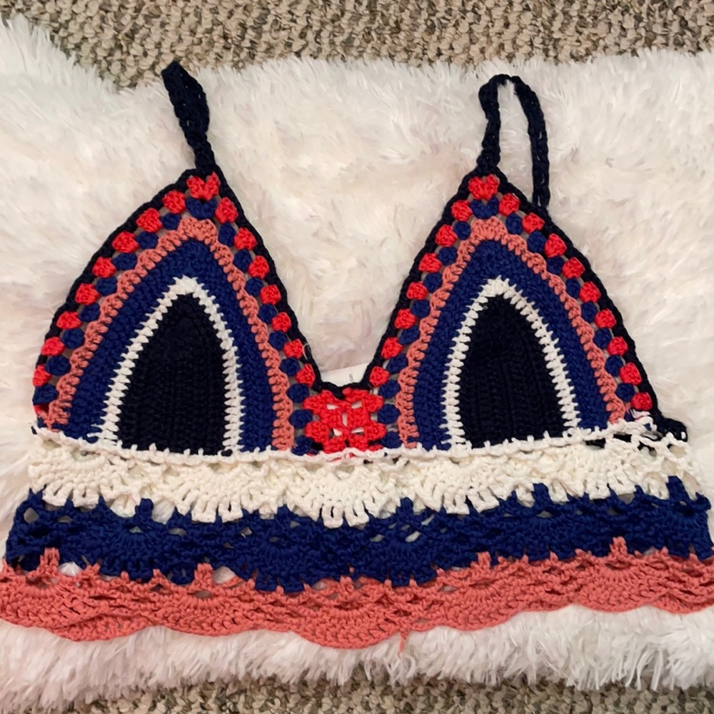 🤩Cute colorful crochet top😍
